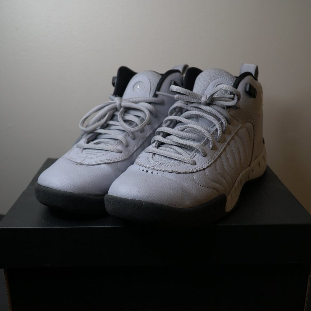Jordan Jumpman Pro BG Grey Basketball Sneakers Youth Size 7Y